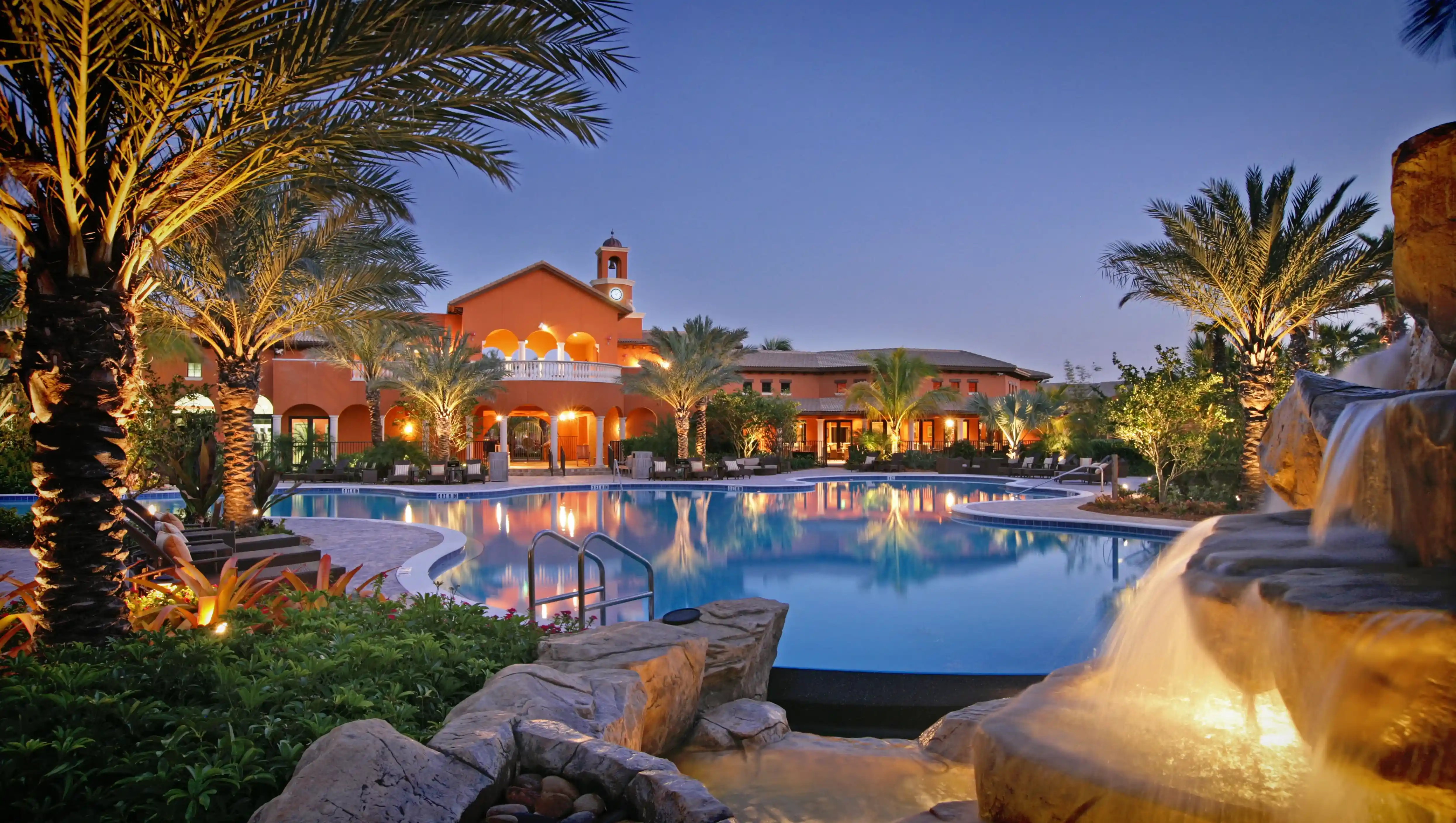 Landscape and outdoor lighting installation for enhanced ambience